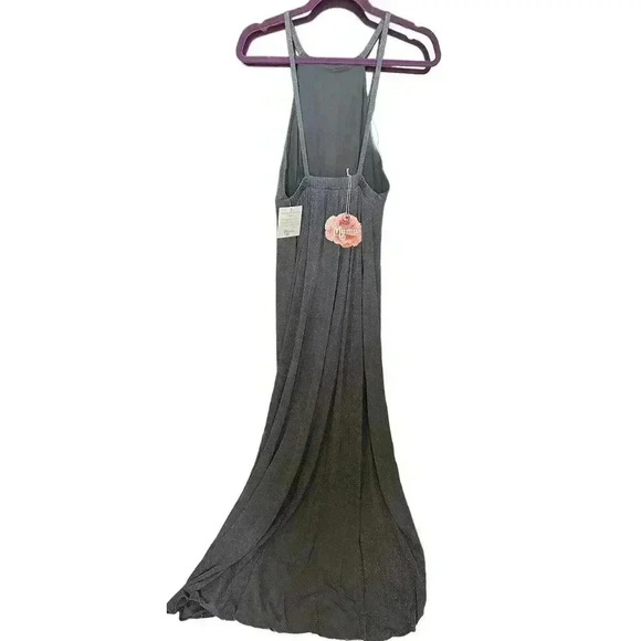 SHOW ME YOUR MUMU Amanda Maxi Dress Dancing Queen Shine Smoke Gray - MED - NWT - Picture 3 of 4